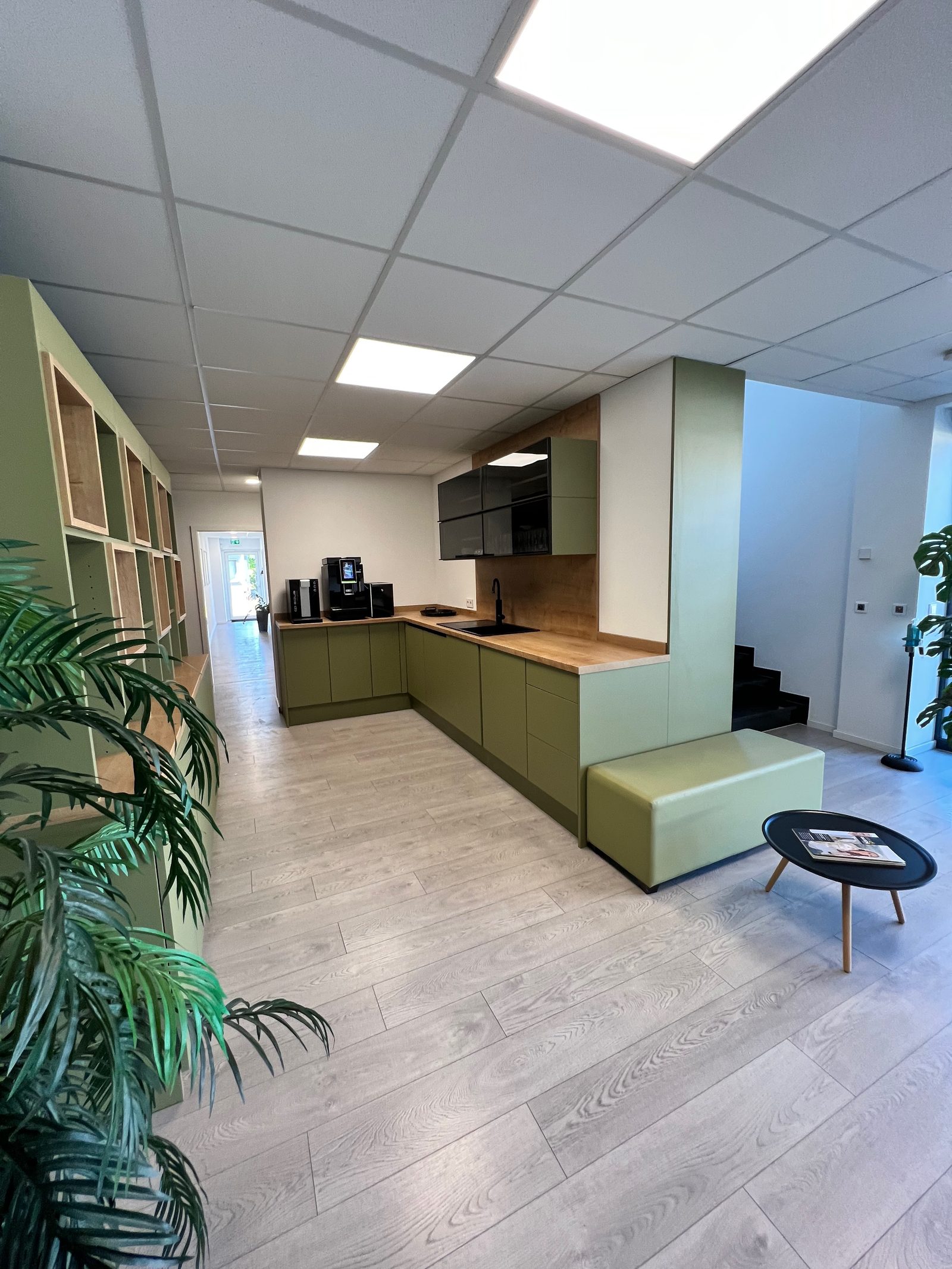 Show Kitchen for LaSu Gin – Olive Green & Oak in Perfect Balance — Image 2